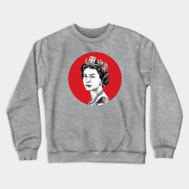Queen Elizabeth II  #6 Crewneck Sweatshirt by Fourth Age